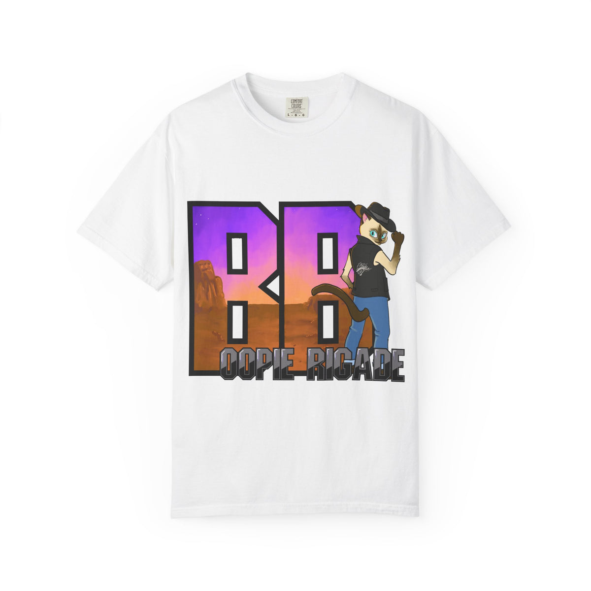 Gunmetal Boopie Unisex Garment-Dyed T-shirt