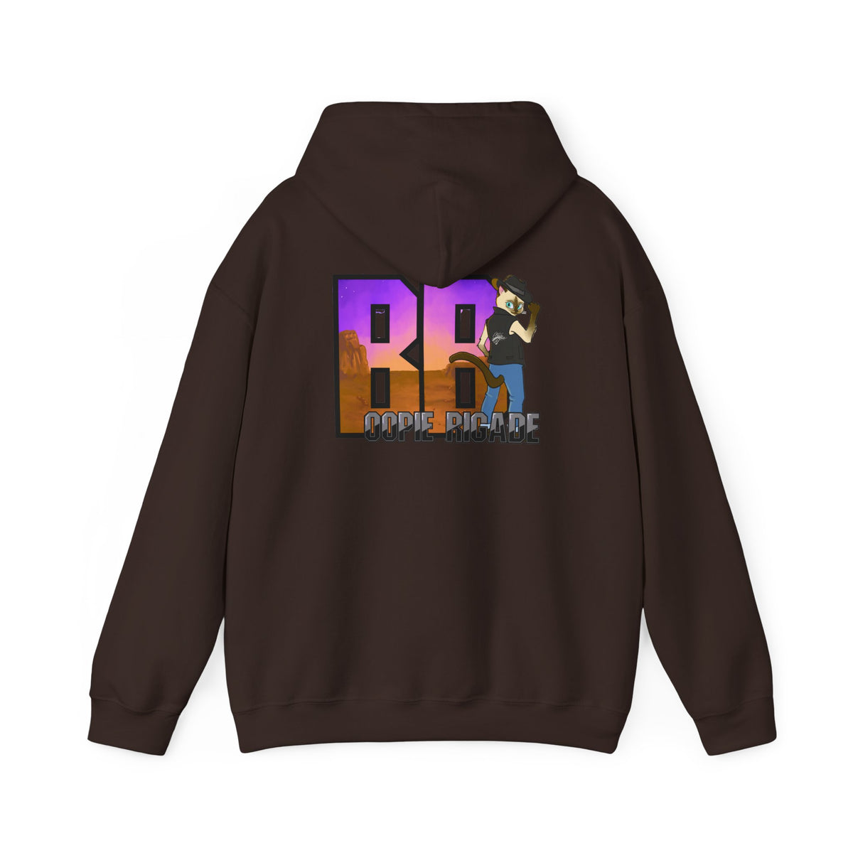 Gunmetal Boopie Unisex Heavy Blend™ Hooded Sweatshirt