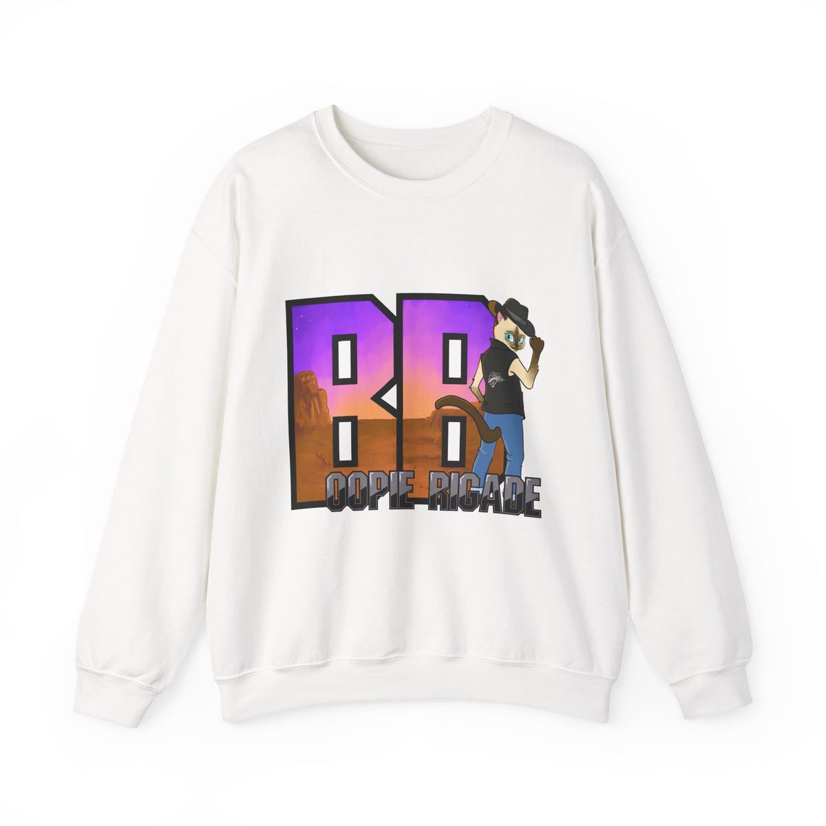 Gunmetal Boopie Unisex Heavy Blend™ Crewneck Sweatshirt