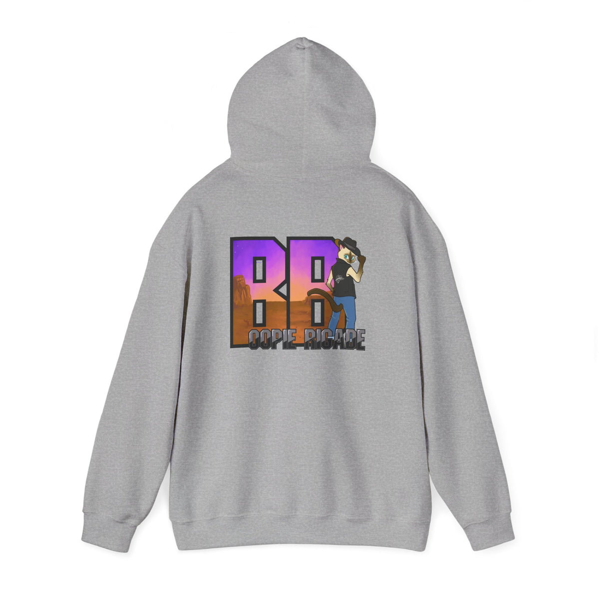 Gunmetal Boopie Unisex Heavy Blend™ Hooded Sweatshirt