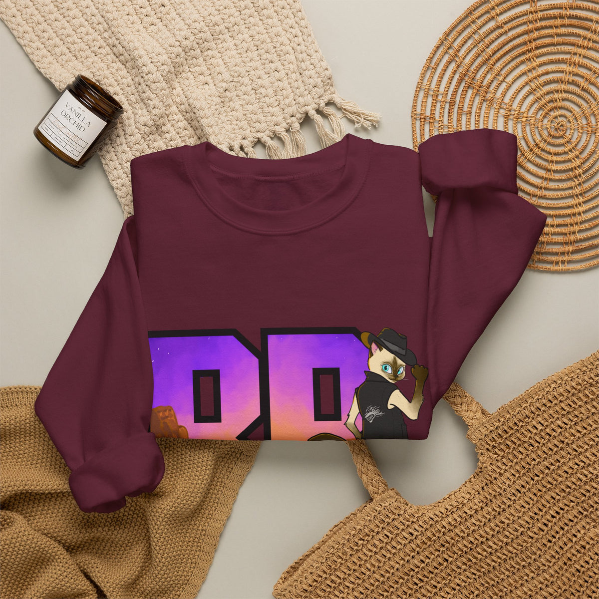 Gunmetal Boopie Unisex Heavy Blend™ Crewneck Sweatshirt
