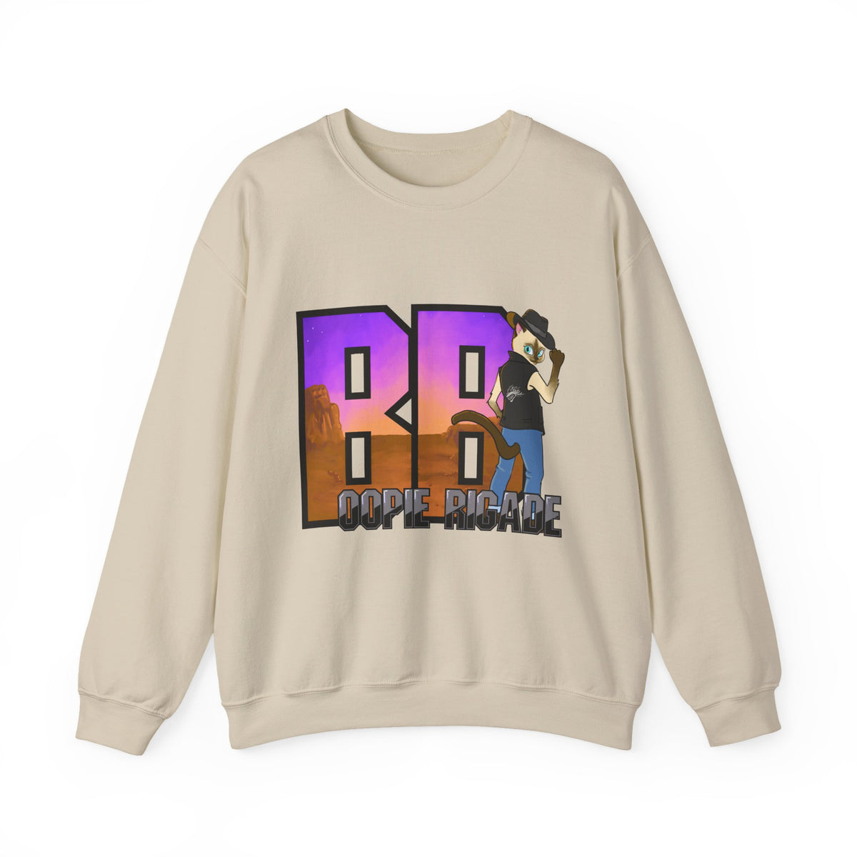 Gunmetal Boopie Unisex Heavy Blend™ Crewneck Sweatshirt