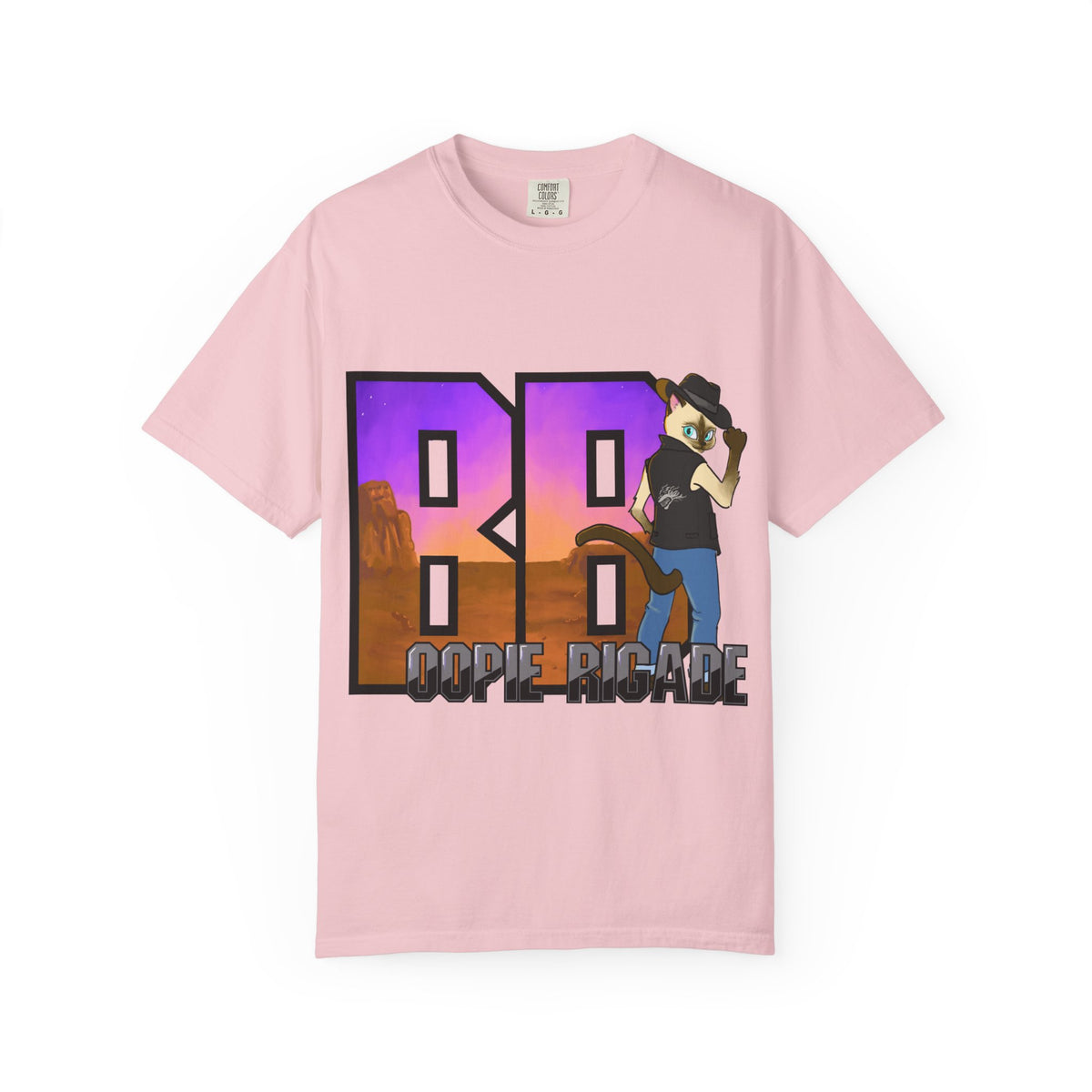 Gunmetal Boopie Unisex Garment-Dyed T-shirt