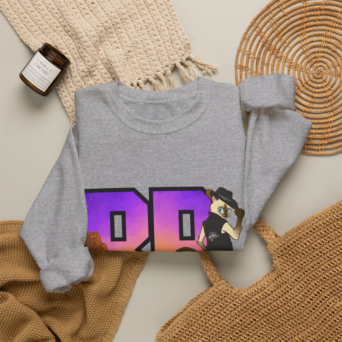 Gunmetal Boopie Unisex Heavy Blend™ Crewneck Sweatshirt