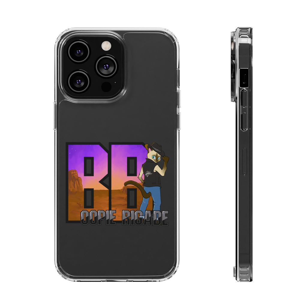 Gunmetal Boopie Clear Impact-Resistant Cases