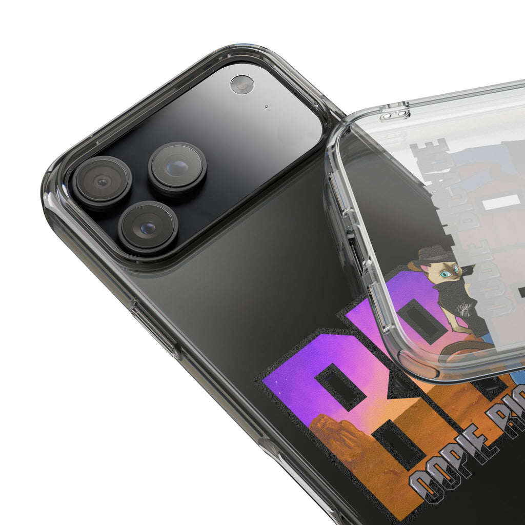Gunmetal Boopie Clear Impact-Resistant Cases