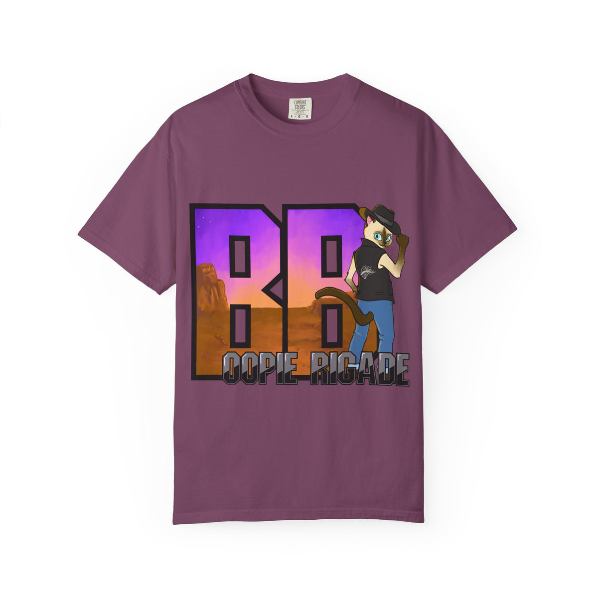 Gunmetal Boopie Unisex Garment-Dyed T-shirt