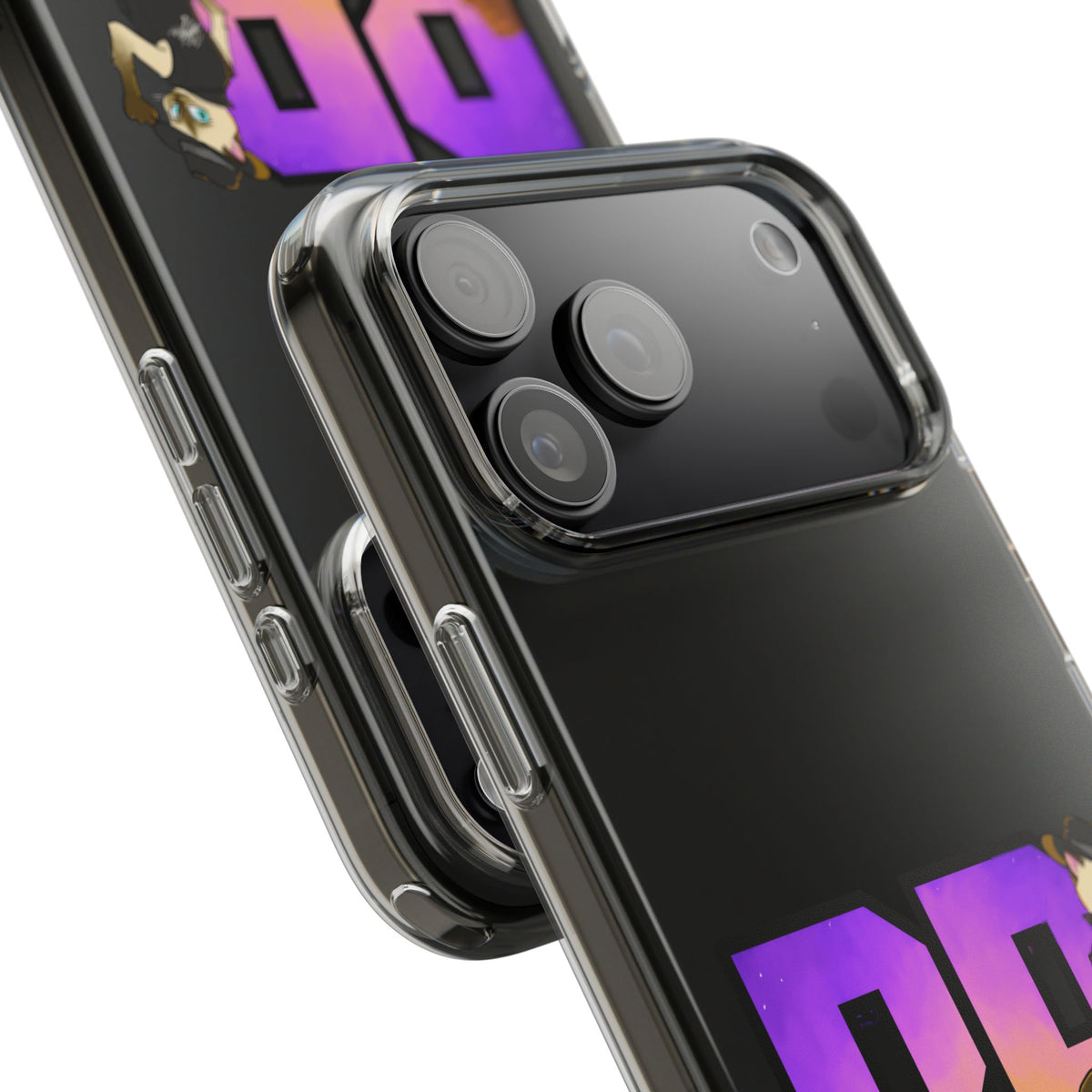 Gunmetal Boopie Clear Impact-Resistant Cases