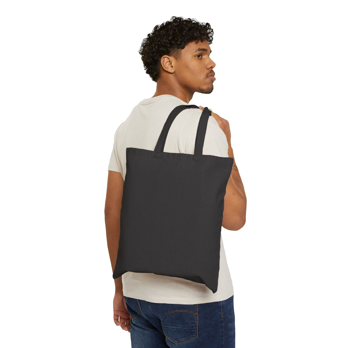 Attack Boopie Cotton Canvas Tote Bag