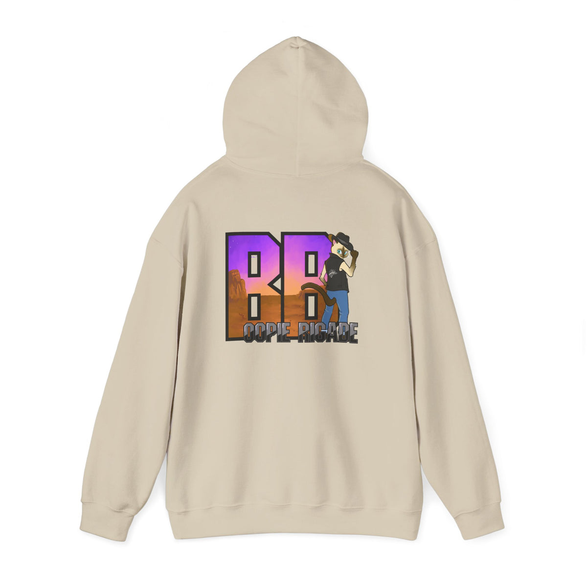 Gunmetal Boopie Unisex Heavy Blend™ Hooded Sweatshirt