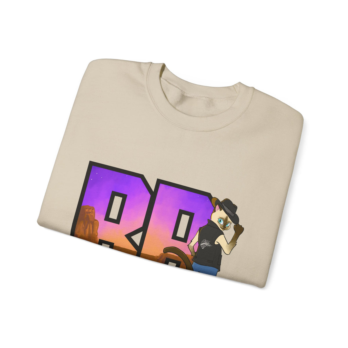 Gunmetal Boopie Unisex Heavy Blend™ Crewneck Sweatshirt