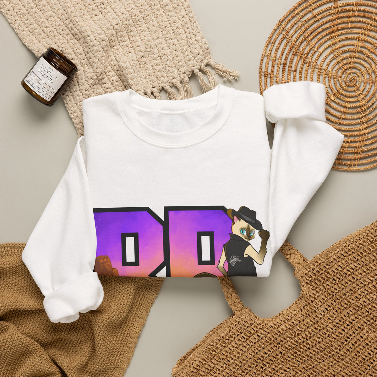 Gunmetal Boopie Unisex Heavy Blend™ Crewneck Sweatshirt