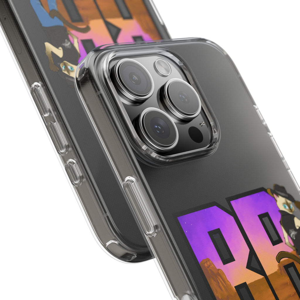 Gunmetal Boopie Clear Impact-Resistant Cases