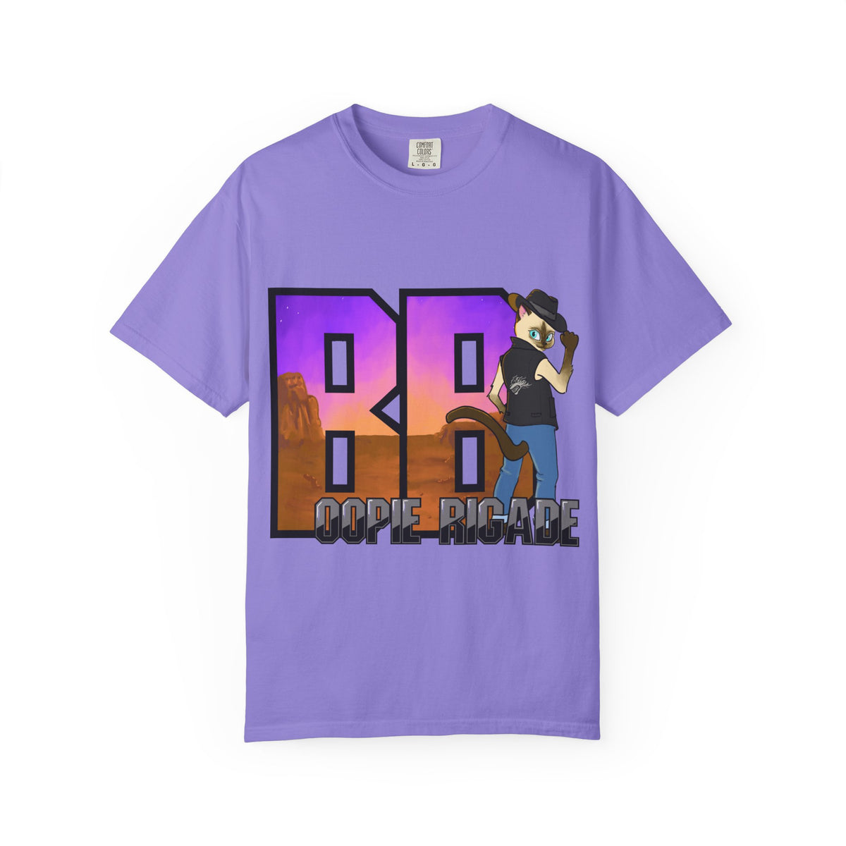Gunmetal Boopie Unisex Garment-Dyed T-shirt