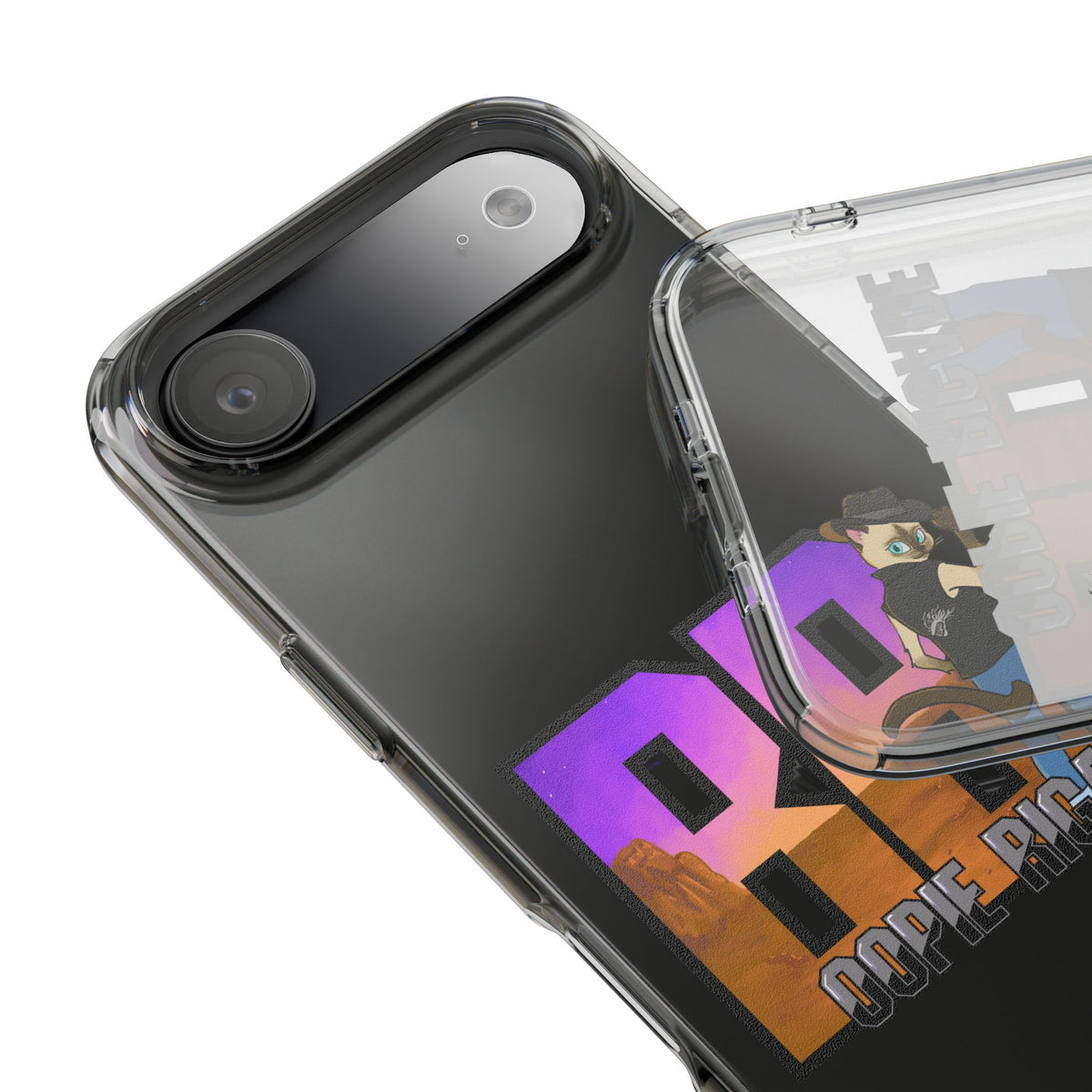Gunmetal Boopie Clear Impact-Resistant Cases