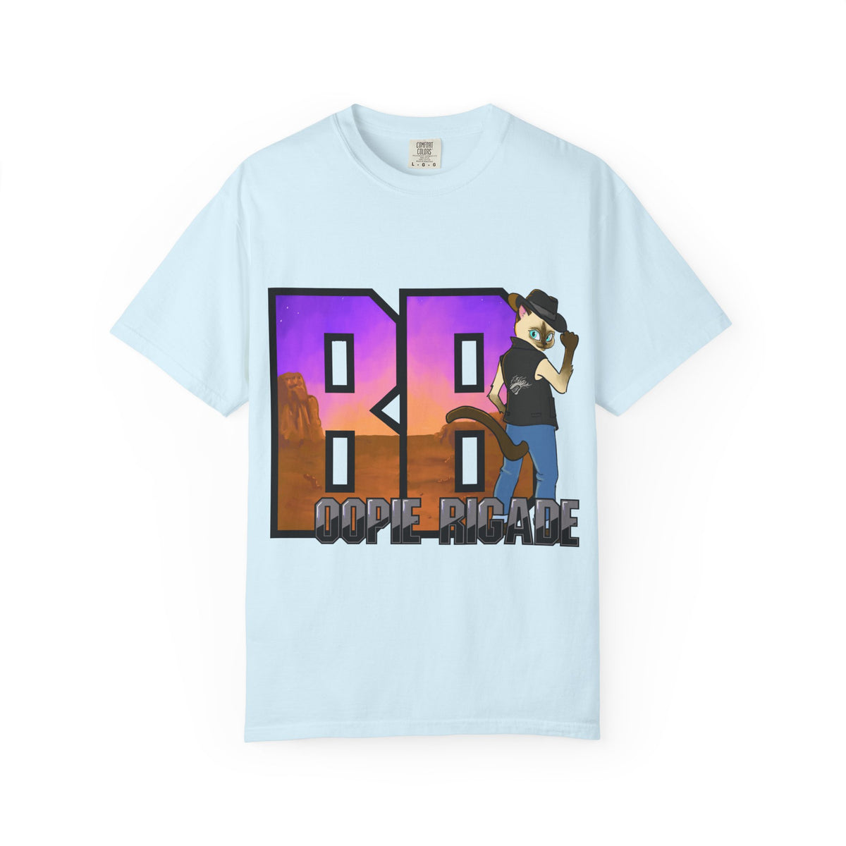 Gunmetal Boopie Unisex Garment-Dyed T-shirt