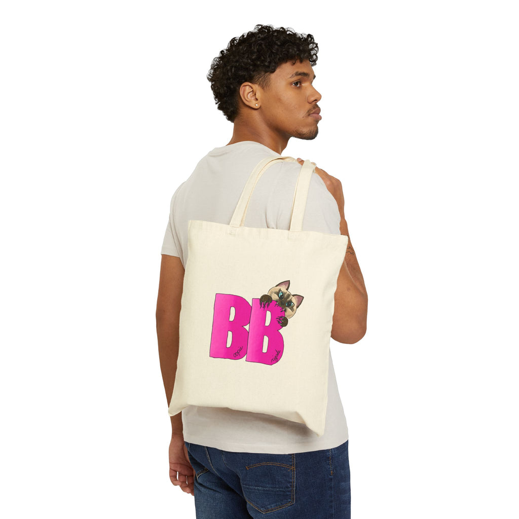 Attack Boopie Cotton Canvas Tote Bag