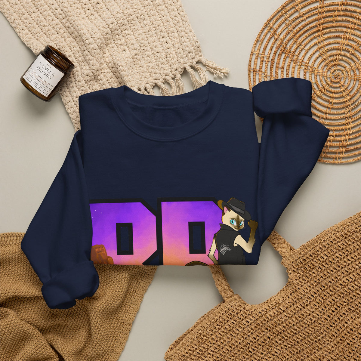 Gunmetal Boopie Unisex Heavy Blend™ Crewneck Sweatshirt