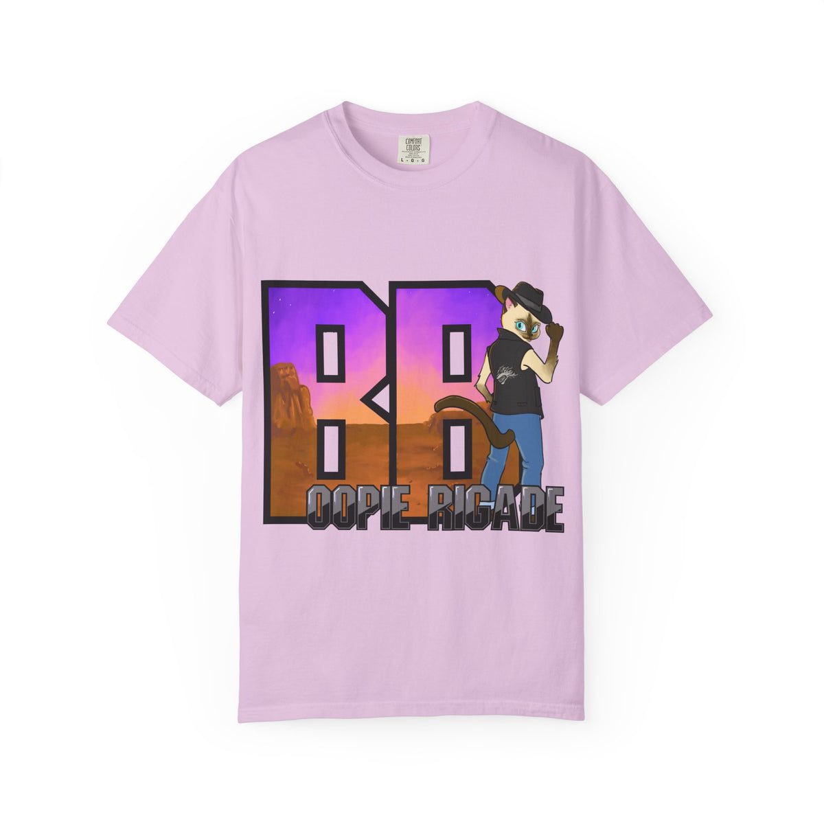 Gunmetal Boopie Unisex Garment-Dyed T-shirt