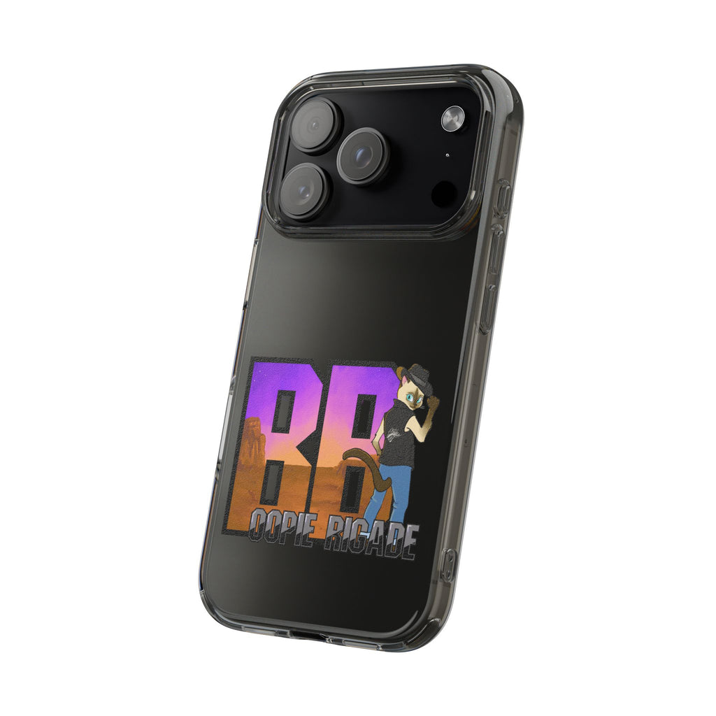 Gunmetal Boopie Clear Impact-Resistant Cases