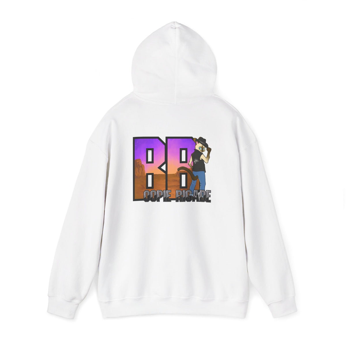 Gunmetal Boopie Unisex Heavy Blend™ Hooded Sweatshirt