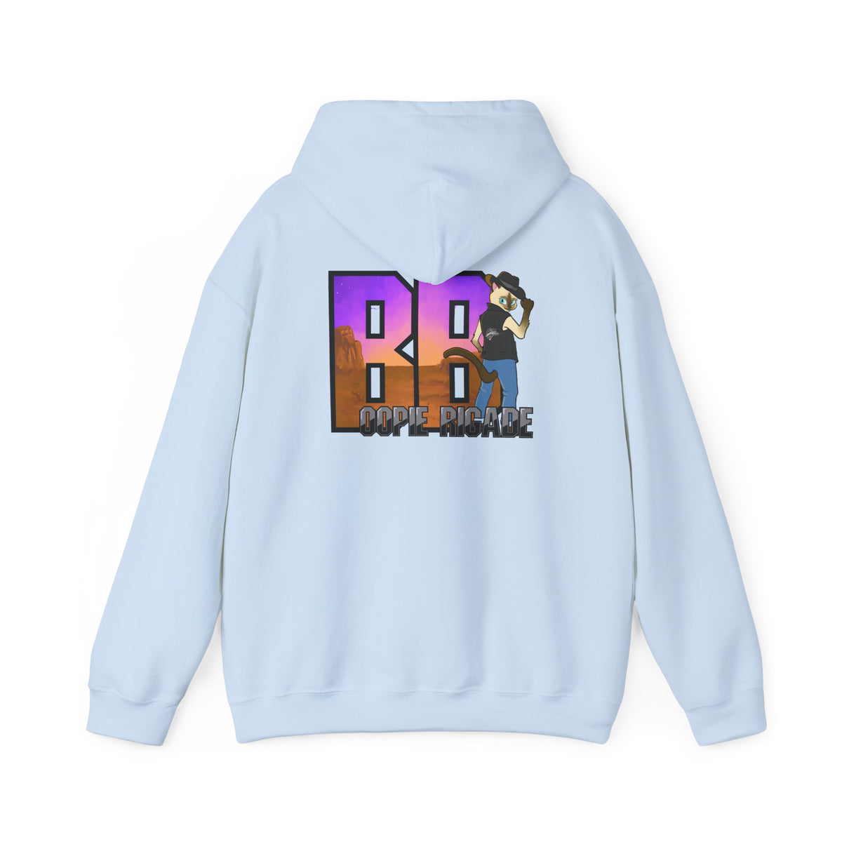 Gunmetal Boopie Unisex Heavy Blend™ Hooded Sweatshirt