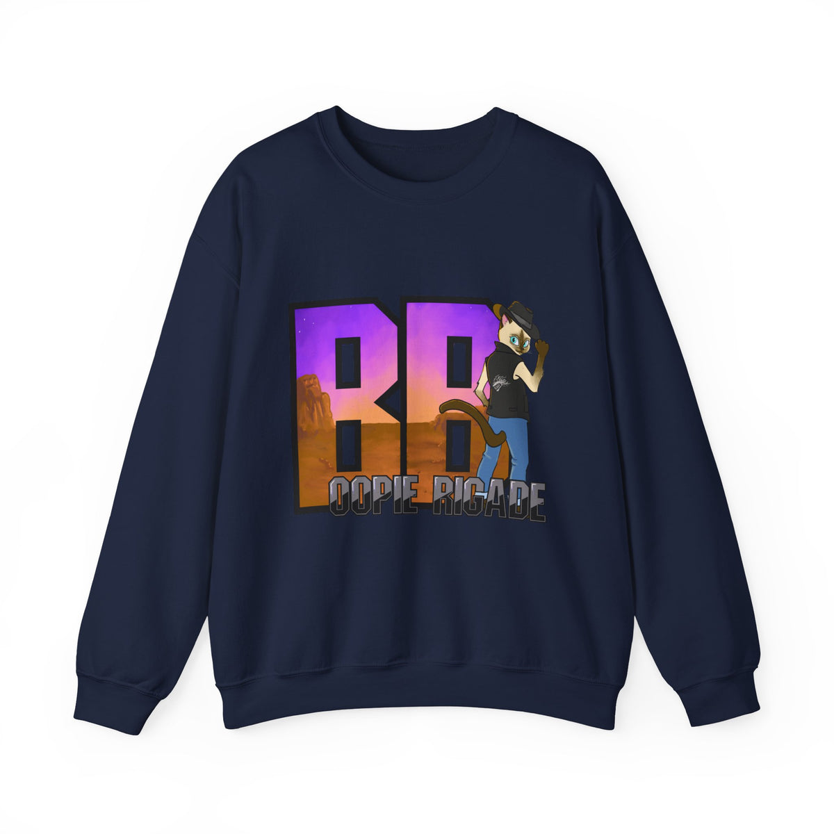 Gunmetal Boopie Unisex Heavy Blend™ Crewneck Sweatshirt