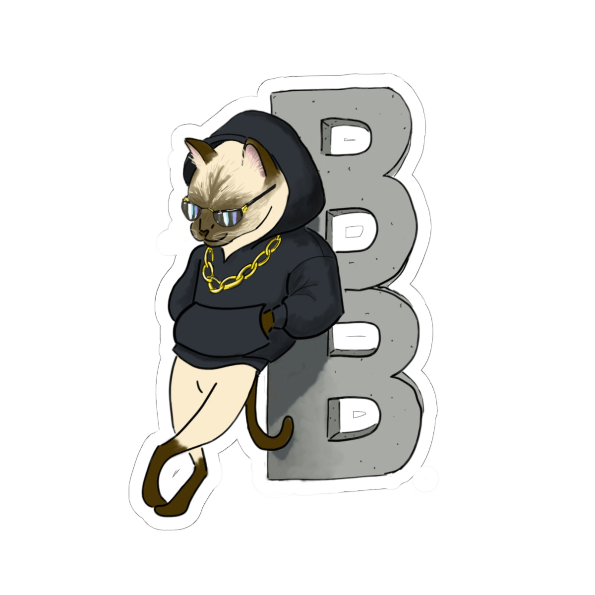 Street Fit Boopie Kiss-Cut Stickers