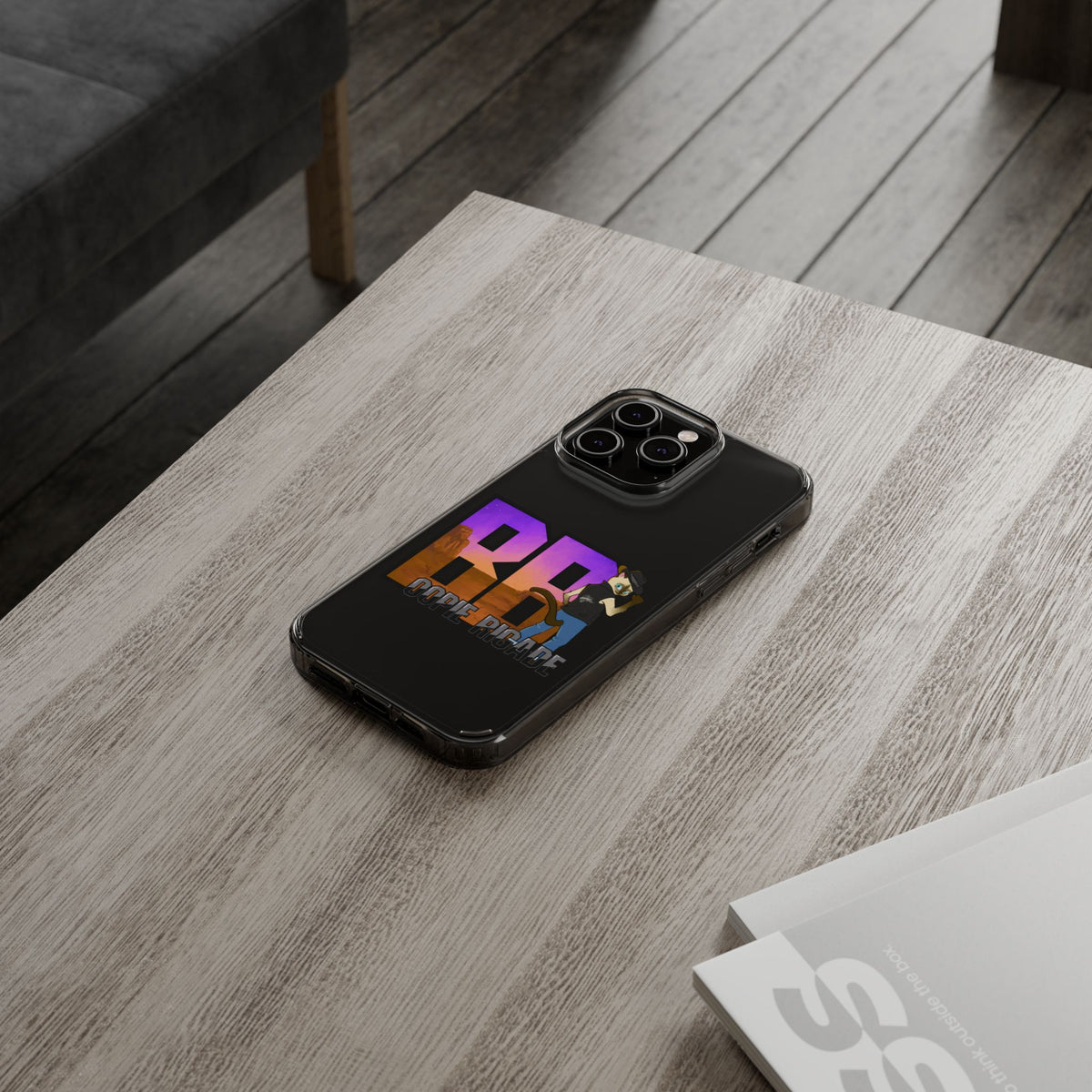 Gunmetal Boopie Clear Impact-Resistant Cases