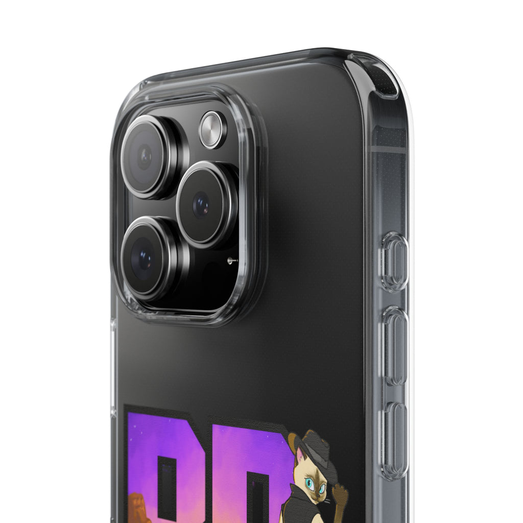 Gunmetal Boopie Clear Impact-Resistant Cases