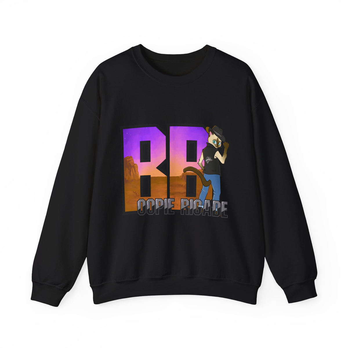 Gunmetal Boopie Unisex Heavy Blend™ Crewneck Sweatshirt