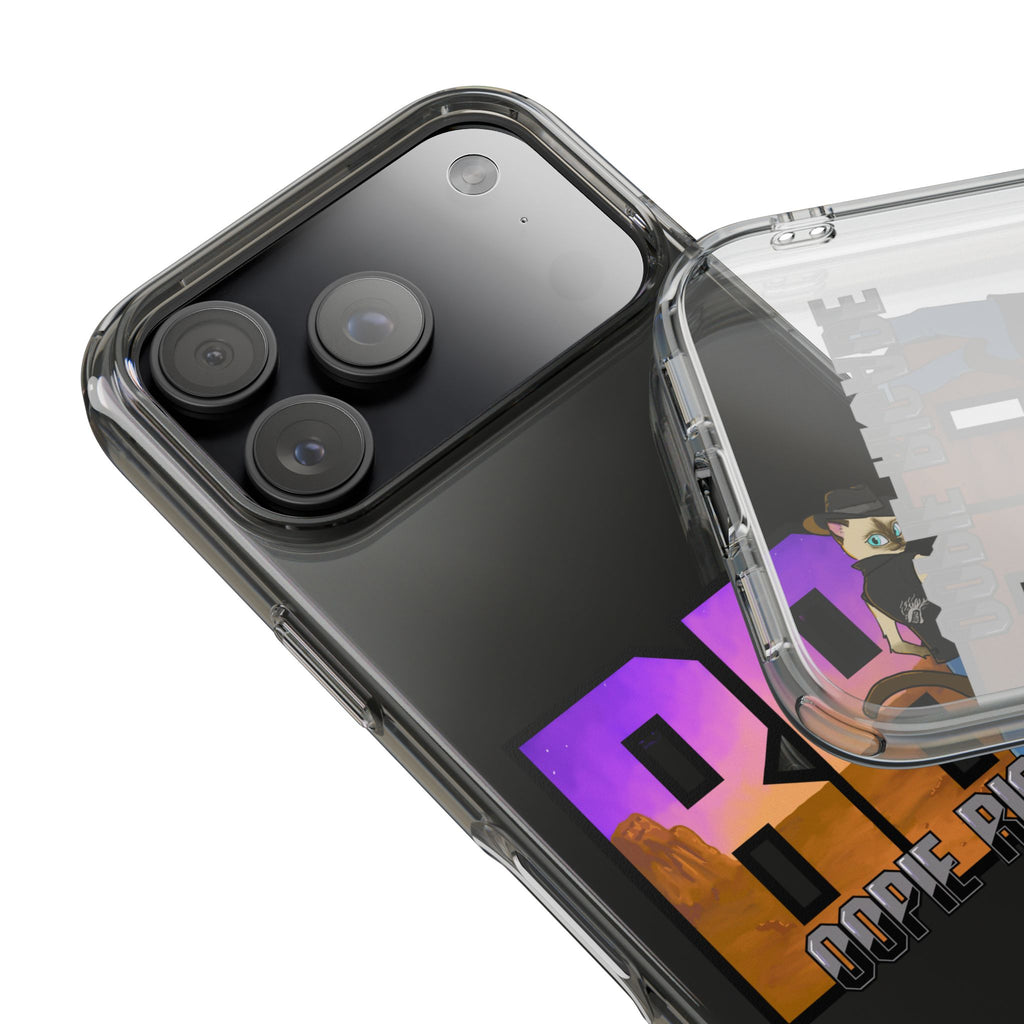 Gunmetal Boopie Clear Impact-Resistant Cases