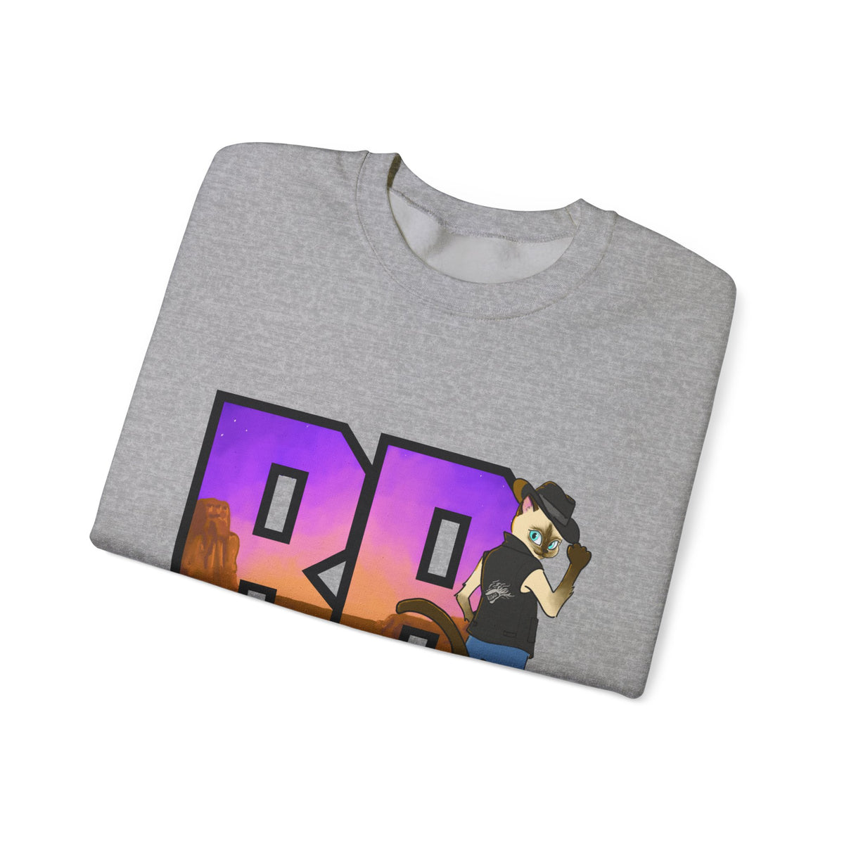 Gunmetal Boopie Unisex Heavy Blend™ Crewneck Sweatshirt
