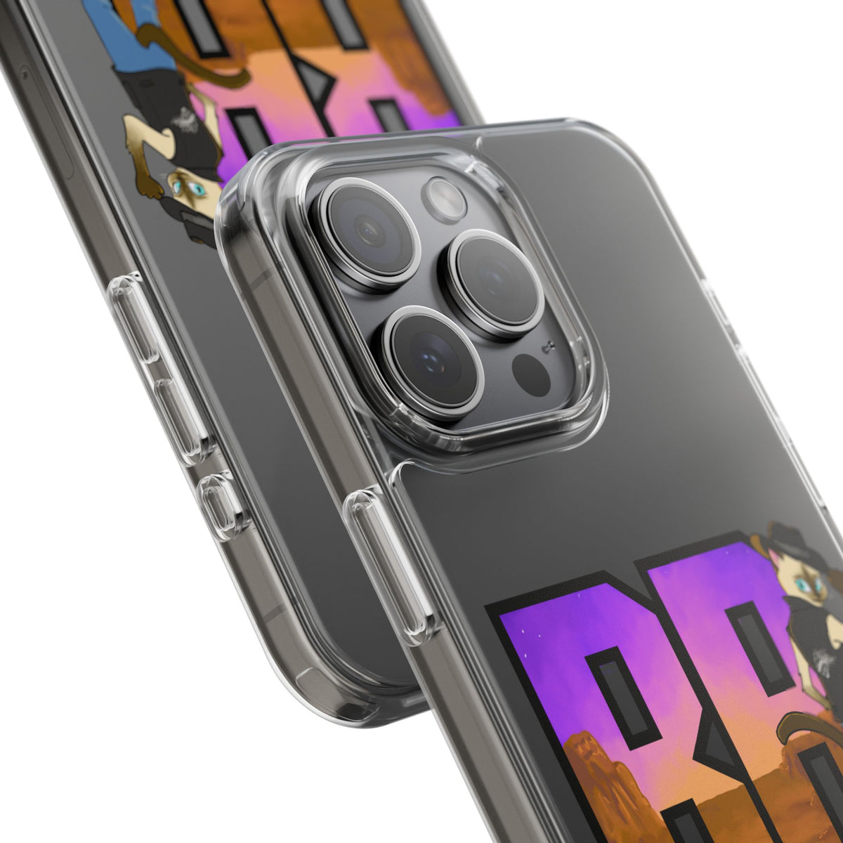 Gunmetal Boopie Clear Impact-Resistant Cases