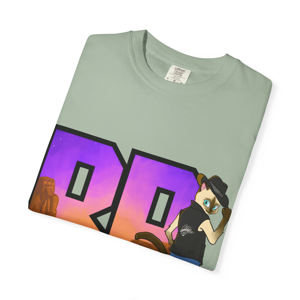 Gunmetal Boopie Unisex Garment-Dyed T-shirt
