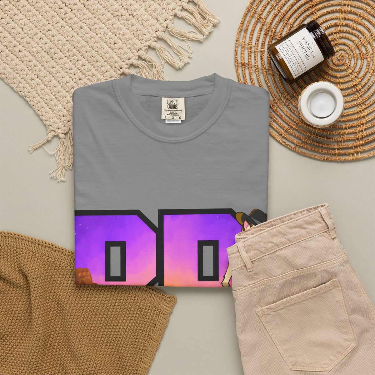 Gunmetal Boopie Unisex Garment-Dyed T-shirt